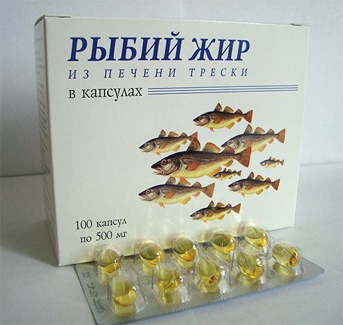 Cápsulas de aceite de pescado