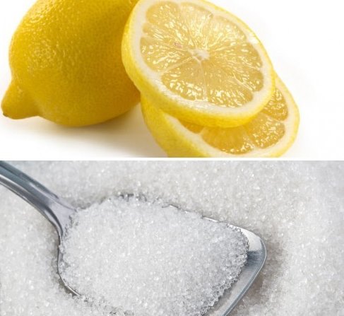 cukier i cytryna