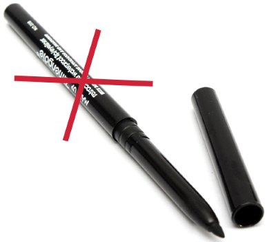 Crna olovka za šminkanje