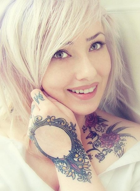 Tatuiruotė mergaitėms ant rankos. Rankų tatuiruočių nuotraukos, eskizai, piešiniai