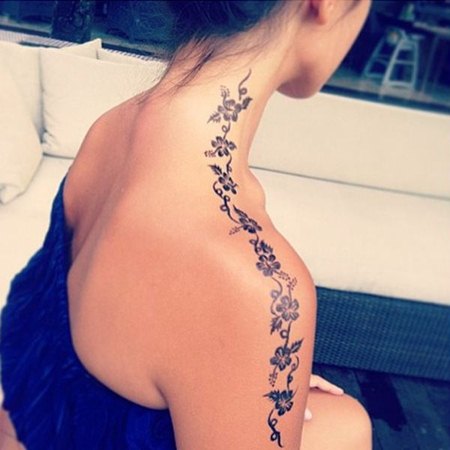 Tetovaža na ruci za djevojčice. Fotografije, skice, crteži tetovaža na rukama