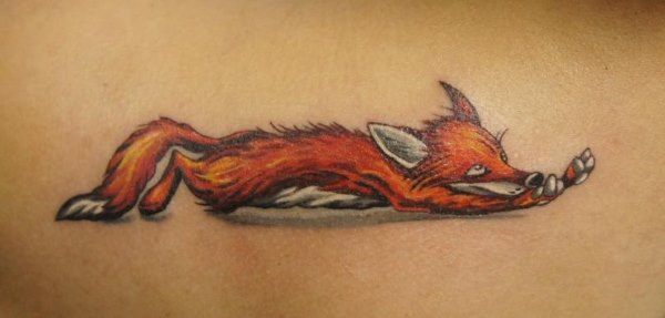 Tetovaža lisice - značenje za žene, ovisno o području tijela i načinu slike