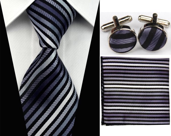 Czarny krawat dla kobiet i mężczyzn w ubraniach. Opcjonalny styl czarnego krawata, zdjęcie