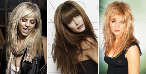 Escala de tall de cabell per a cabells llargs i mitjans. Foto de com tallar-se el cabell