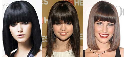 Frisuren für mittleres Haar, Foto. Schöne lässige, Party, einfache Frisuren