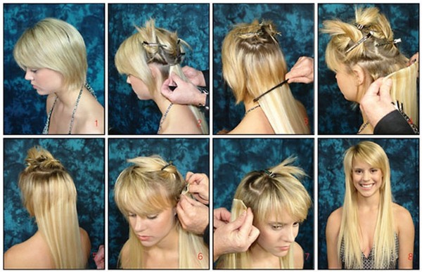 Luonnolliset hiukset hiusneuloissa: mitä ostaa, kuinka korjata ne oikein, kampaukset, valokuvat