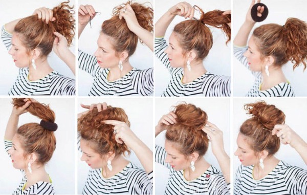 Så här stylar du ditt eget hår för medelhår: snabbt, vackert på 5 minuter