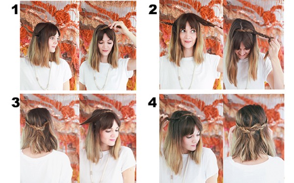 Comment coiffer ses propres cheveux pour les cheveux moyens: rapidement, magnifiquement, en 5 minutes