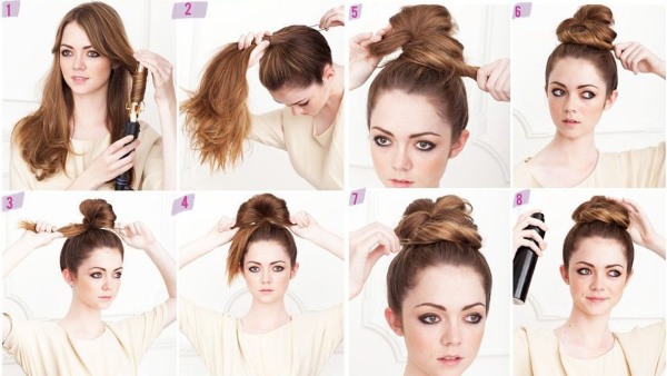 Peinados para todos los días para cabello medio. Instrucción, foto. Cómo hacer un peinado fácil y rápido