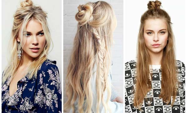 Các kiểu tóc cho tóc dài mỗi ngày. Cắt tóc đẹp thời trang, tóc mái, bình thường, buổi tối, đơn giản, ảnh