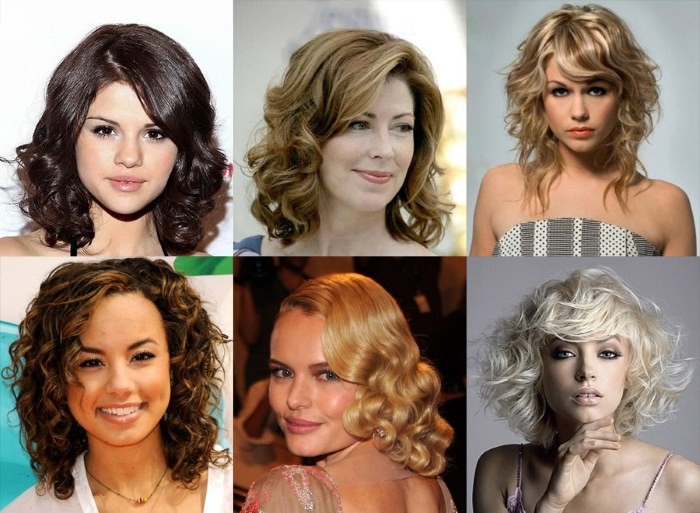 Hiustenleikkaukset keskisuurille hiuksille. Muoti kauniita kampauksia, otsatukka, rento, juhla, yksinkertainen