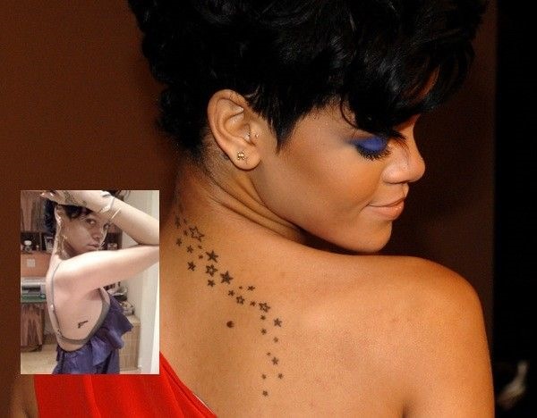 Tetování na krku pro dívky. Fotografie, význam, náčrtky, vzory dámských tetování, nápisy, malá tetování