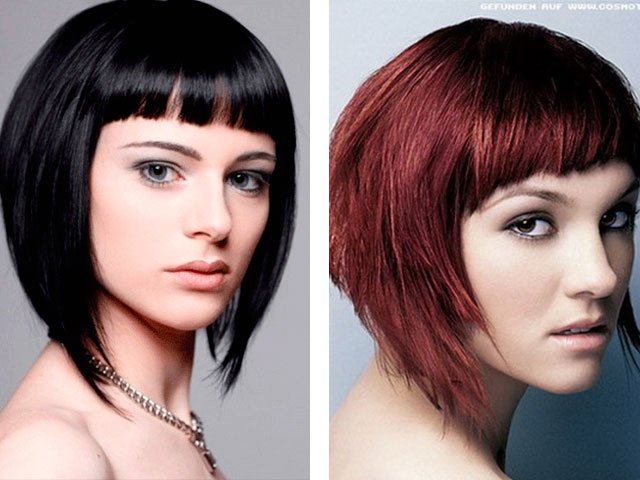 Ženske frizure za srednju kosu sa šiškama. Fotografija modnih frizura za svijetlu, tamnu, crvenu kosu