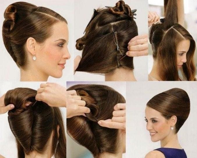 Tạo kiểu tóc trong 5 phút cho mái tóc vừa phải với chính tay bạn tại nhà. Một bức ảnh