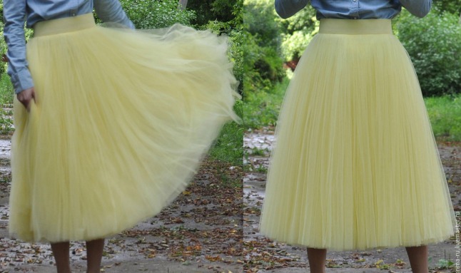 Tiulowa spódnica DIY. Kurs mistrzowski, jak uszyć tiulową spódnicę krok po kroku ze zdjęciem