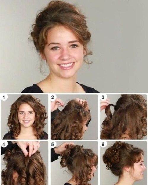 Wie man selbst eine schöne Frisur macht. Modisches Styling ist einfach und schnell - Schritt für Schritt Anleitung mit einem Foto