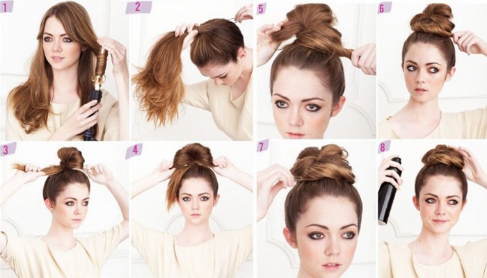 Comment faire soi-même une belle coiffure. Le style à la mode est facile et rapide - instructions étape par étape avec photos