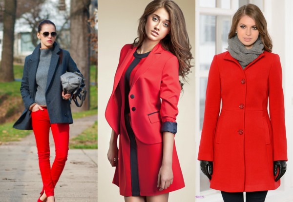Crvena je kombinacija s drugim bojama u ženskoj odjeći, što znači s čime se nositi, tko odgovara