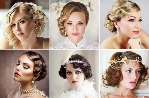 Frizure za vjenčanje za srednju kosu: sa šiškama i bez njih. Fotografije i upute za najbolji styling