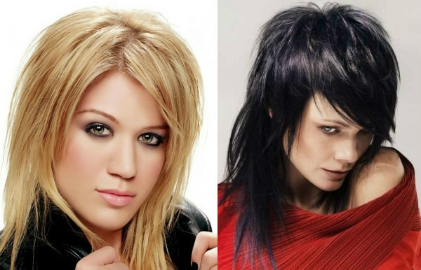 Frisyrer för tjejer för medelhårigt hår: fashionabla, vackra, med och utan smäll. Foto 2020