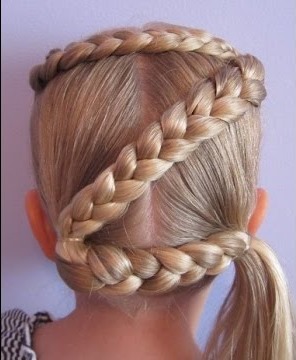 Hermosos y fáciles peinados para niñas para cabello medio para la escuela y las vacaciones. Instrucciones fotográficas