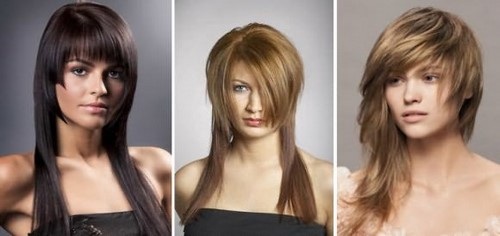 Epäsymmetriset muodikkaat hiustenleikkaukset keskisuurille hiuksille. Kuinka tehdä se askel askeleelta, miten etu- ja takaosa näyttävät. Kuva ja video