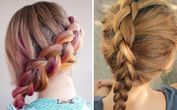 Gaya rambut kanak-kanak untuk rambut panjang di gadis prom. Arahan langkah demi langkah mengenai cara melakukannya sendiri. Gambar