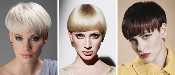 Krótkie fryzury z bocznymi grzywkami dla dziewcząt i kobiet. Zdjęcia, trendy w modzie, nowości 2020