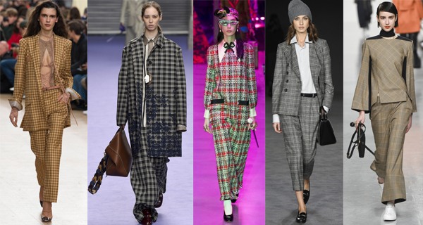 Módní dámské obleky jaro-léto, podzim-zima. Novinky a trendy 2020. Foto
