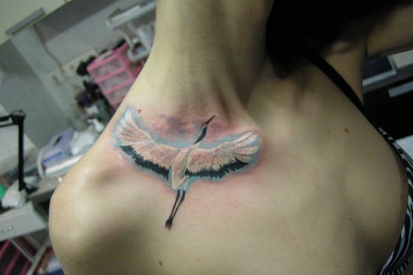Tatuaj de pasăre - adică pentru fete tatuaje de vultur, șoim, porumbel, rândunică, bufniță, turmă de păsări. Fotografii și schițe