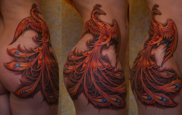 Tatuaj de pasăre - adică pentru fete tatuaje de vultur, șoim, porumbel, rândunică, bufniță, turmă de păsări. Fotografii și schițe