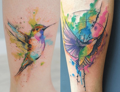 Tatuatge d’ocells: significa per a les nenes tatuatges d’àguila, falcó, colom, oreneta, mussol, ramat d’ocells. Fotos i esbossos
