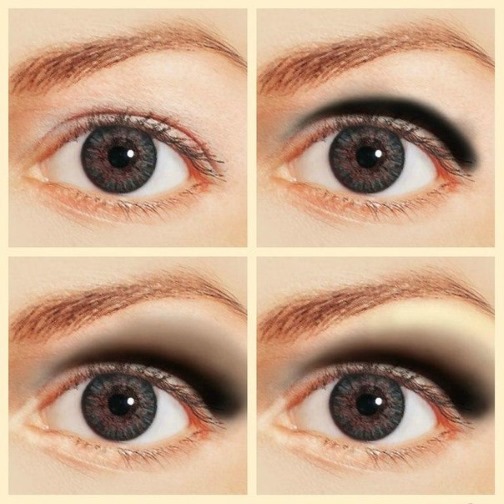 Kako je lijepo našminkati oči s nadvijenim kapcima. Prekrasna šminka korak po korak s fotografijom za početnike