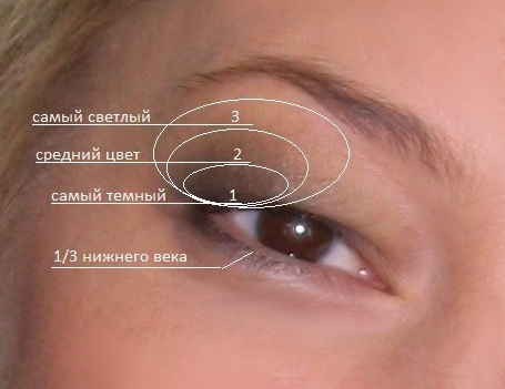 Šminka za nadvijene kapke i povećanje očiju. Korak po korak foto vodič i video tutorijali