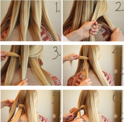 Peinados con trenzado para cabello largo para niñas y mujeres. Cómo tejer paso a paso con tus propias manos. Una fotografía