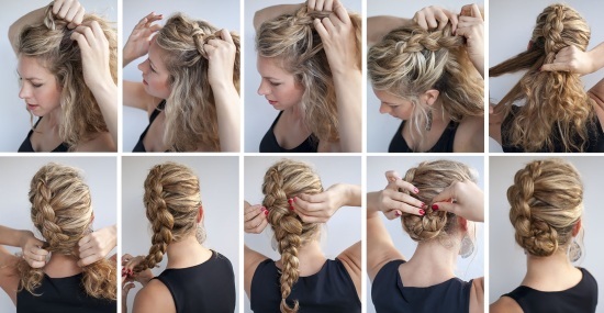Peinados con trenzado para cabello largo para niñas y mujeres. Cómo tejer paso a paso con tus propias manos. Una fotografía