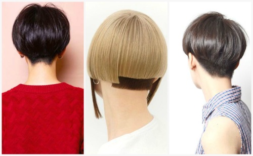 Hiusleikkaus keskipitkille, pitkille ja lyhyille hiuksille. Kuva 2020, näkymä edestä ja takaa. Sopii kenelle, kuinka leikata, muotoilla