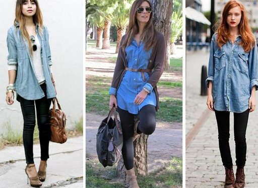 Sieviešu džinsa krekli: stili, ko valkāt. Modes loki 2020. gadā, fotogrāfijas un attēli