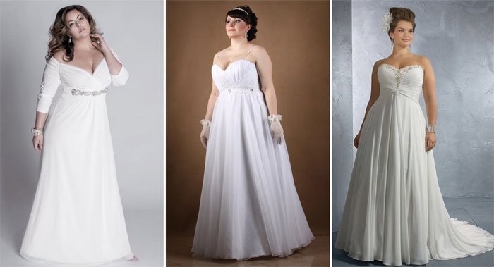 Svatební šaty v řeckém stylu pro těhotné ženy, plné dívek, jemných odstínů, s rukávy. Aktuální styly a modely, doporučení pro výběr