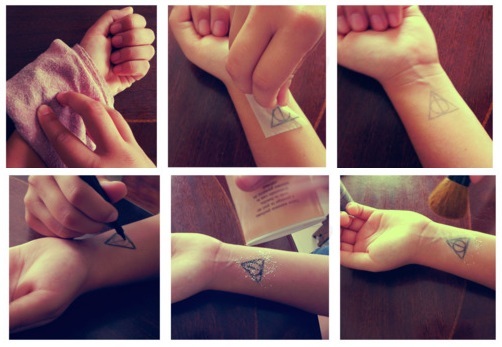 Tillfälliga tatueringar. Hur man gör det hemma: gelpenna, henna, färg, klistermärken, färgade och svartvita, eyeliner, markör, med en stencil