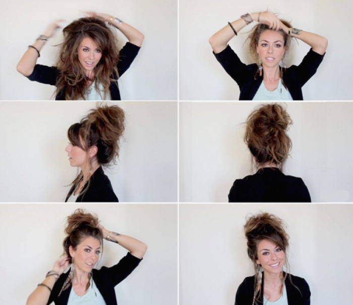Schnelle Frisuren für langes Haar. Fotos: schön, alltäglich, einfach für jeden Tag. Wie es schnell und einfach geht