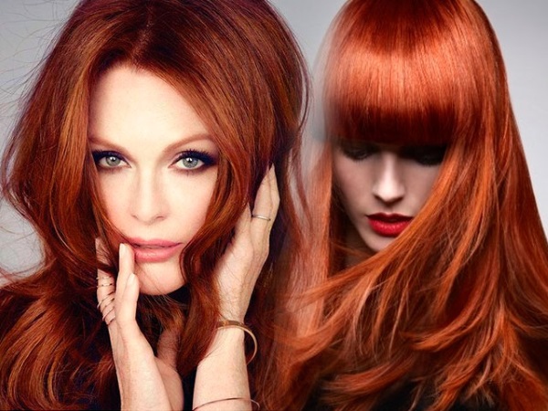 Rote Haarfarbe - Foto, das zu dunkel, hell, hell, kupferfarben, feurig, hellbraun, kastanienbraun, natürlich und mit Glanzlichtern passt