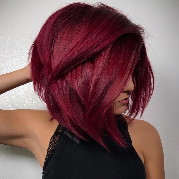 Color de cabell vermell: foto que s’adapta a fosc, clar, brillant, cobert, ardent, marró clar, castany, natural, amb reflexos