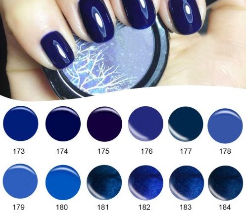 Plavi dizajn noktiju. Nova manikura 2020 francuska, mat, tamna, svijetla, s rhinestones, trljanjem, svjetlucavima