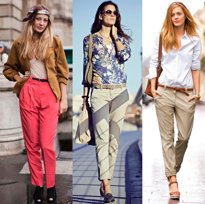 Chinos: hlače za žene, muškarce. Što je to, vrste, materijal, s čime se nositi