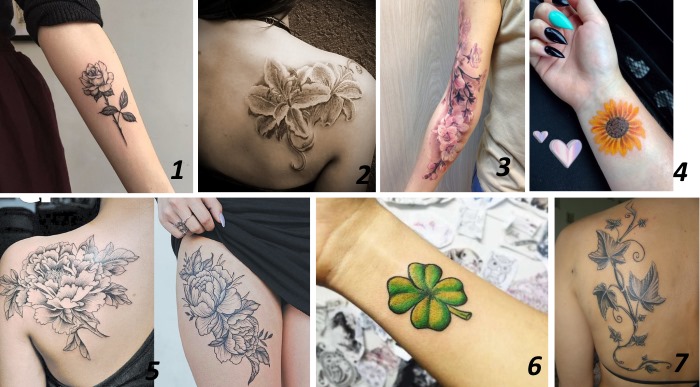 Hermosos tatuajes para niñas. Foto de inscripciones, tatuajes femeninos ligeros, pareados, pequeños en el brazo, muñeca, muslo, hombro, pierna, abdomen
