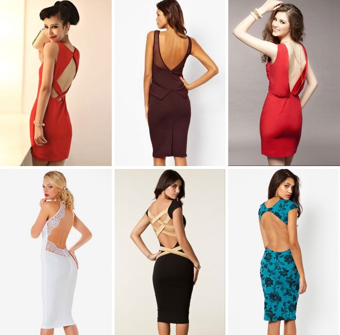 Sukienka z odkrytymi plecami: rodzaje, aktualne style i kolory. Co jest modne w noszeniu