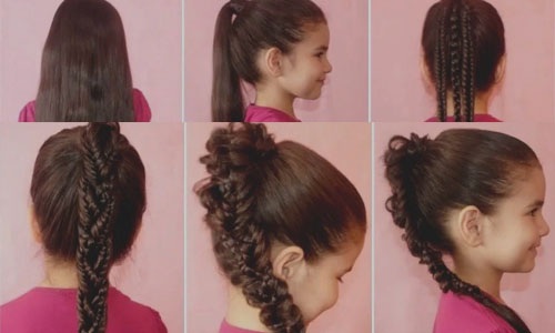 Tự tay đan bím tóc cho bé gái cho người mới bắt đầu. Hướng dẫn cho tóc ngắn, trung bình, dài. Ảnh, video hướng dẫn
