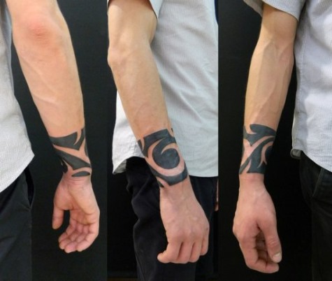 Tatouage au poignet pour homme. Photos, croquis, significations des tatouages