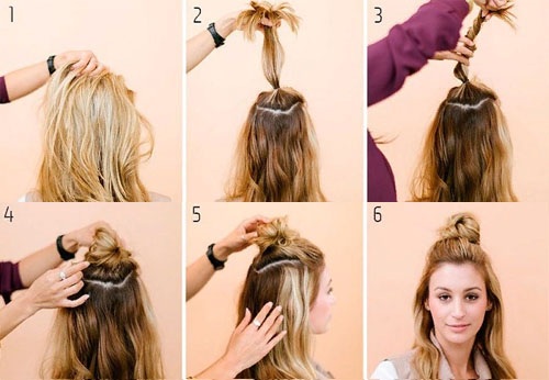 Hur man gör en snabb frisyr för långt hår. Vackra, enkla, enkla stylingsalternativ för varje dag